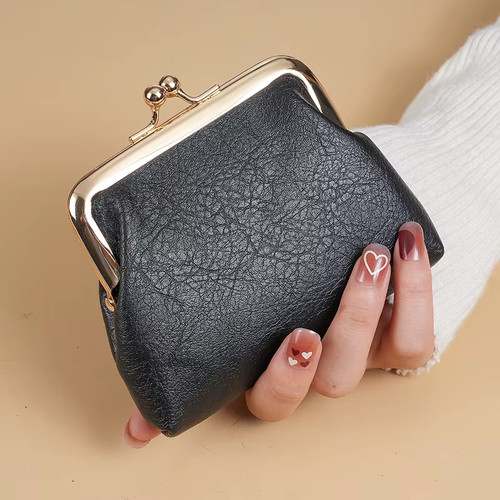 Leather wallet pouch purse - leather,