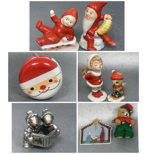 Vintage figurines christmas - vintage,