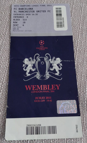 Ticket stub uefa champions - ticket, stub-uefa