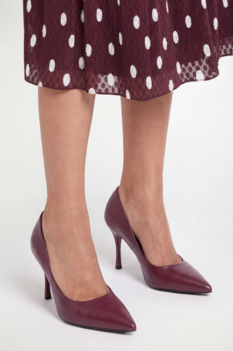 Wallis wine court shoes - wallis,