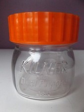  Ravenhead  Kilner  Jar Orange Screw Top  Dual Purpose Vintage  500ML