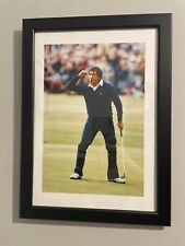 Seve Ballesteros - Golf Celebrating 1984 Open St Andrew’s - A4 Picture - Framed