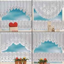 Lace Coffee Cafe Net Curtain