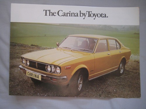1976 toyota carina foldout - carina,