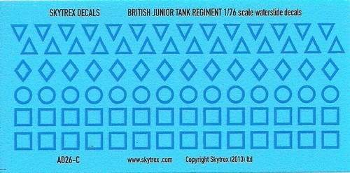 Skytrex decals - 1/76,