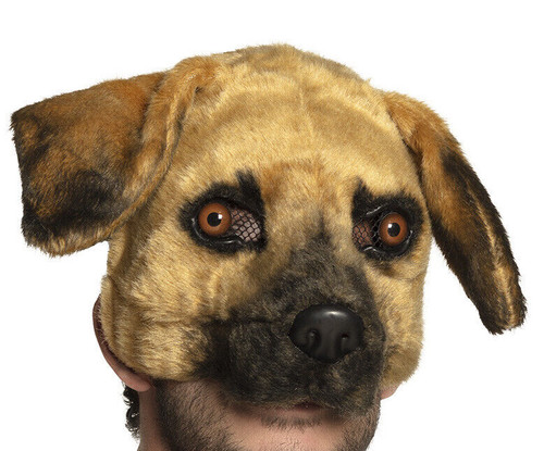 Dog doggy mask - mask, dress