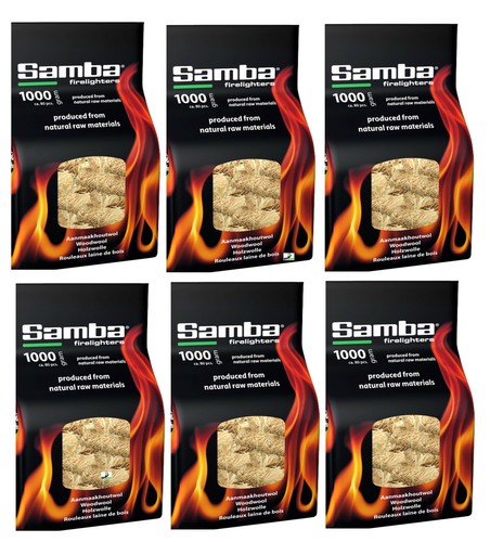 Wood wool firelighters wax - wood,