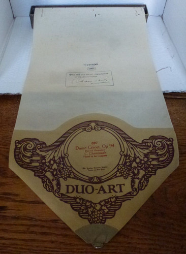 Duo art reproducing roll - duo-art,