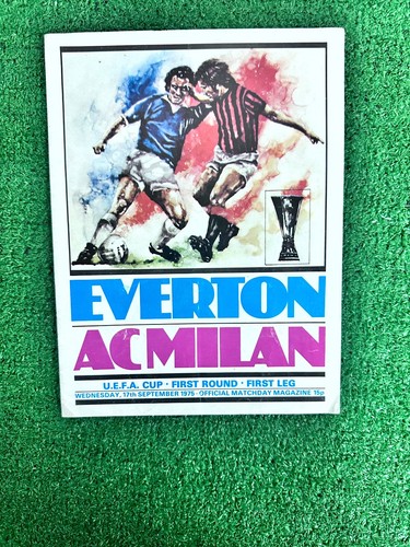 Match program everton milan - everton,