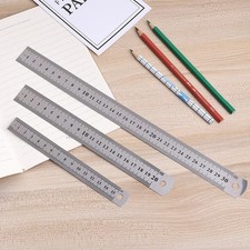 Double Side Metal Ruler
