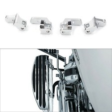 Front Driver Floorboards Footpegs Relocator Relocation Brackets For Harley 97-16