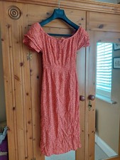 Next Orange Calf Length Smock