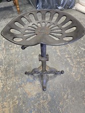 Vintage Cast Iron Tractor Seat Stool