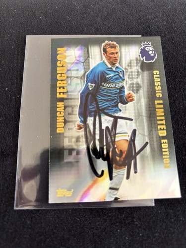 Duncan ferguson auto signed - ip,