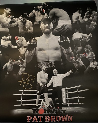 Pat brown signed 20x16 inch - pat,