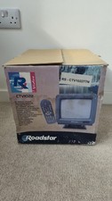 Roadstar CTV1022 10" 23.5cm Portable Colour CRT Cube TV Retro Gaming Television