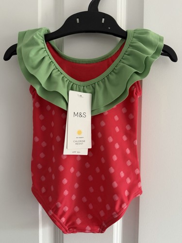 Baby strawberry swimsuit - baby,