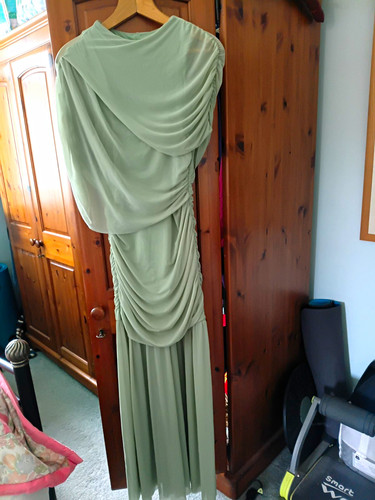Shein green ruched - shein,