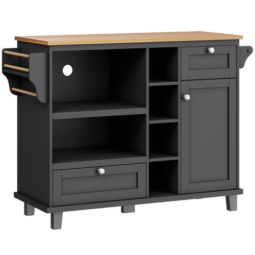 Kitchen island rolling trolley - kitchen,