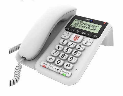 Decor2600 corded telephone - bt,