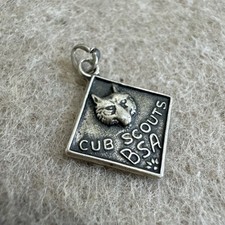 Vintage Sterling Silver Wolf