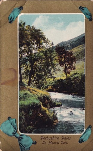 Postcard monsal dale view - postcard,