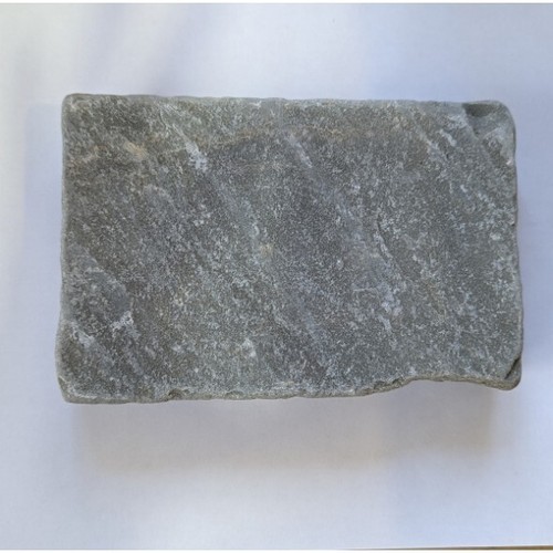 Silver grey tumbled - grey, hand