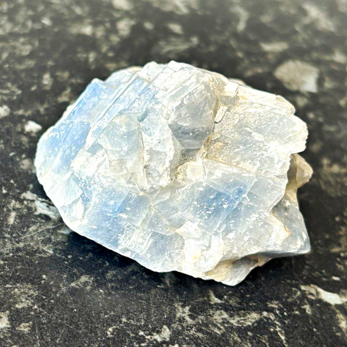 Blue celestite natural - blue, raw