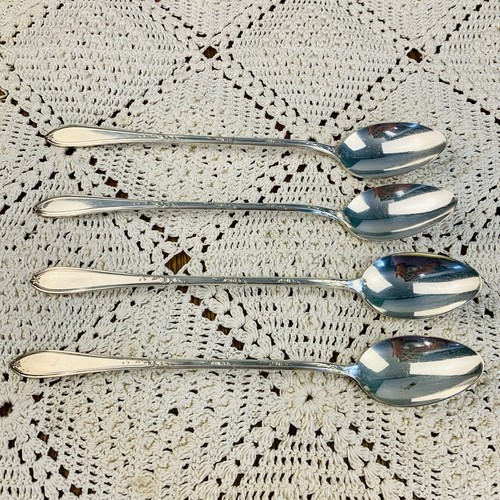 Silver plate iced coffee tea - plate, coffee/tea
