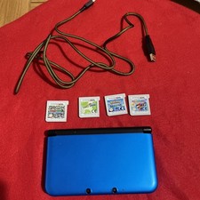 Nintendo 3DS XL BLUE, 4 Games