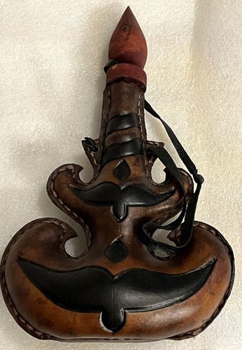 Vintage tooled leather - vintage,