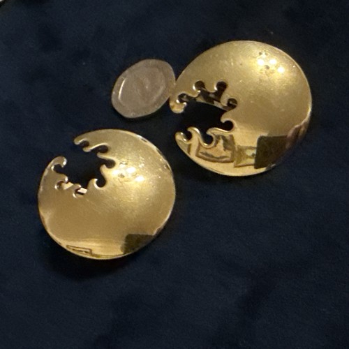 Vintage statement size clip - statement,