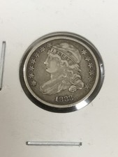 1833 Capped Bust Dime 10C – 90% Silver – Early U.S. Type Coin – Great Detail