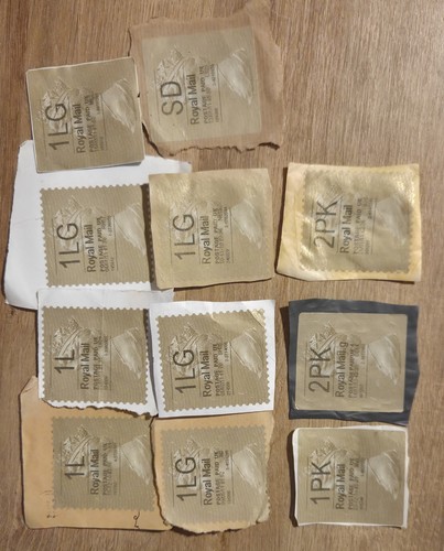 Job lot 11x royal - mail, gold