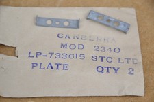 Vintage Aircraft Part. Plate. Canberra.