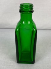 Vintage Green Glass Empty