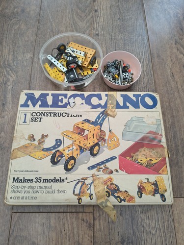 Vintage meccano construction - vintage,