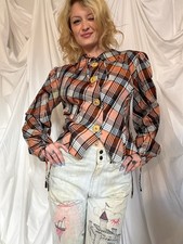 Vintage 1940’s Taffeta Plaid