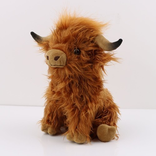 Cuddly highland cow soft toy - cuddly,