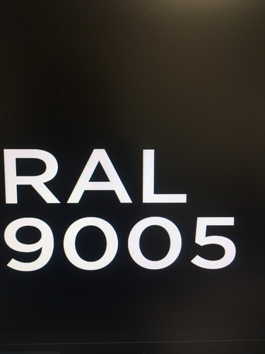 Ral9005 gloss powder coat - gloss,