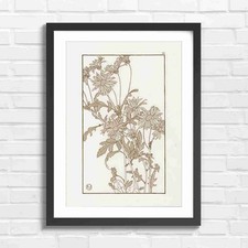 Art Nouveau Pink Daisy Floral