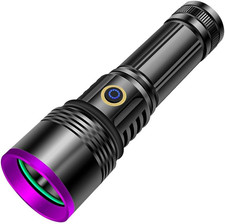 30W 365Nm UV Torch Light USB Rechargeable Black Light Torches High Power UV LIGH