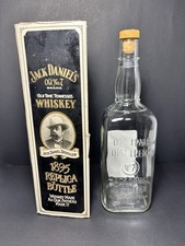 EMPTY Jack Daniel’s Old No. 7 1895 Replica Bottle w/ Cork and Box