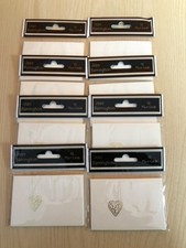 Gold Foil Heart Wedding Table Place Cards Job Lot of 96 (8 Packs of 12)