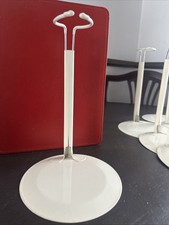 Cream Metal Adjustable Doll Stand