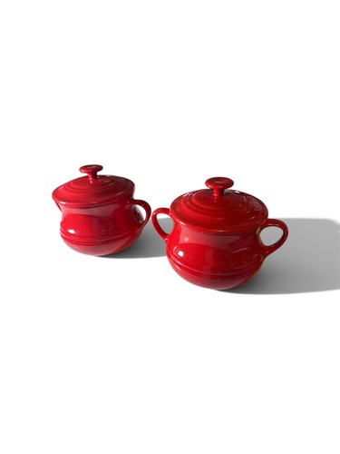 Creuset red stoneware soup - le,