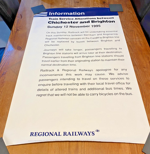 Original used railway poster