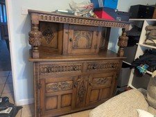 Antique Oak Court Cupboard