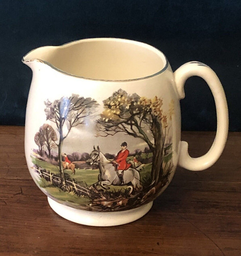 Sadler pottery hunting scene - sadler,