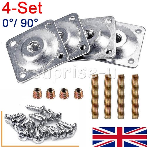 Legs fixing mounting plate - 4x,